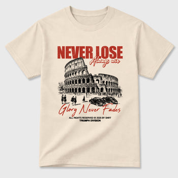 Sneaker match tees – Sneaker Tees To Match Air Jordan 4 Brick After Brick Shoes – Never Lose Tee Natural 2