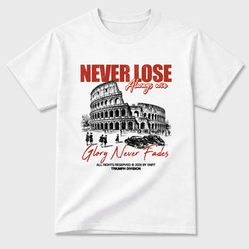 Sneaker match tees – Sneaker Tees To Match Air Jordan 4 Brick After Brick Shoes – Never Lose Tee White 2