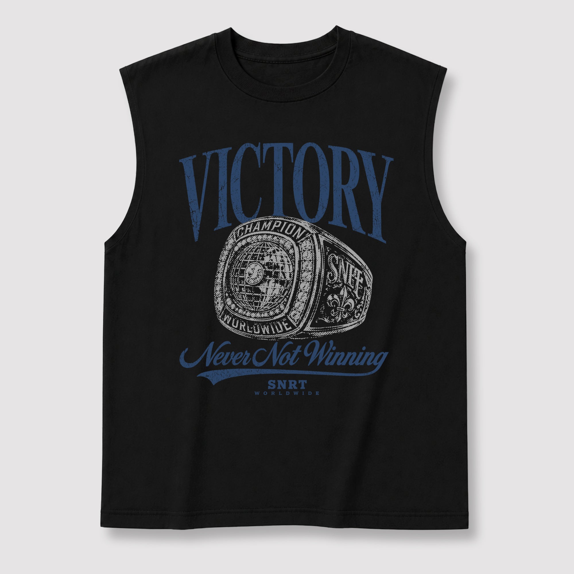 Never Not Winning men's graphic muscle t-shirt designed to match the Air Jordan 13 Flint, featuring coordinated Black 1 graphics for the perfect streetwear look.