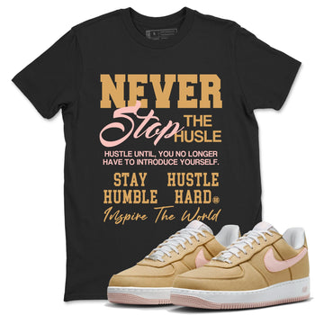 Air Force 1 Low Linen shirts to match jordans Never Stop The Hustle sneaker match tees Air Force 1 Linen Graphic Shirts To Match AF1 SNRT Sneaker Tees unisex cotton Black 1 shirts