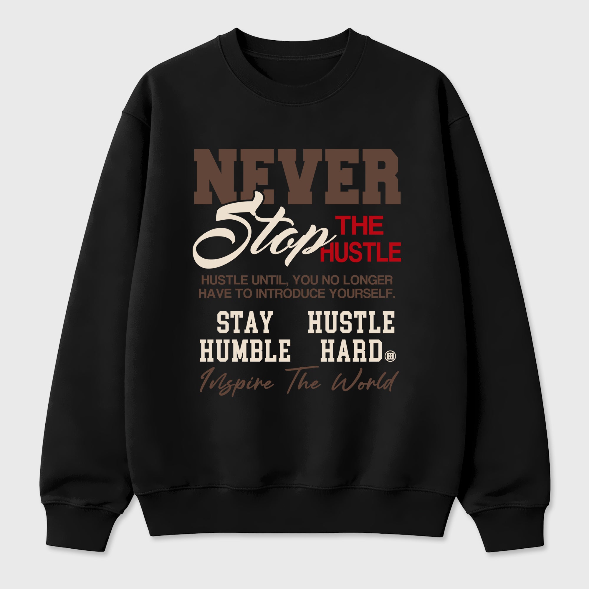 Sneakerfit Streetwear outfit, Sneaker Tees To Match Air Jordan 3 World's Best Dad – Never Stop the Hustle Graphic Tee Black 2