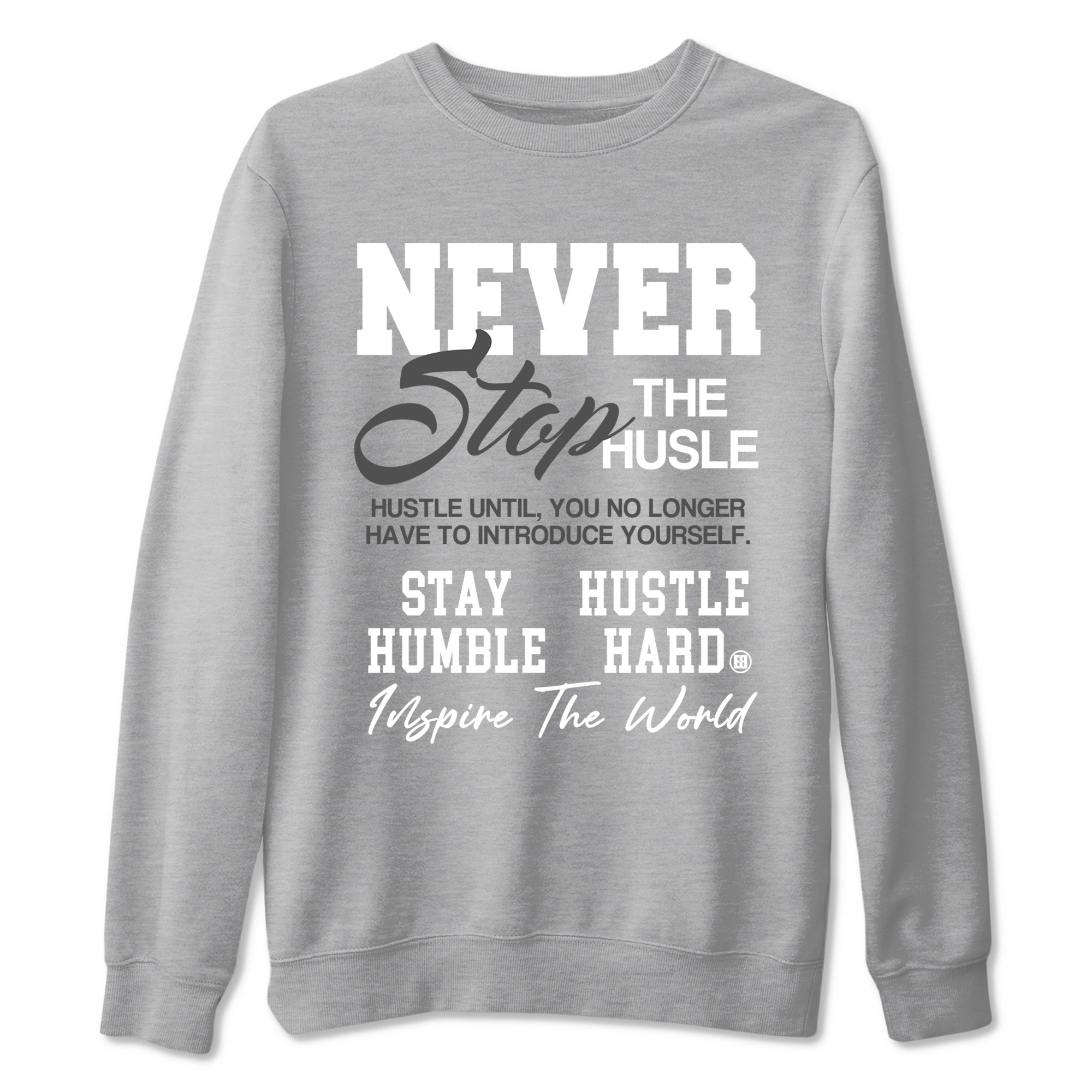 Air Jordan 9 Cool Grey shirts to match jordans Never Stop The Hustle sneaker match tees Air Jordan 9 Cool Grey match shoes to clothes SNRT Sneaker Tees unisex cotton Heather Grey 2 shirts