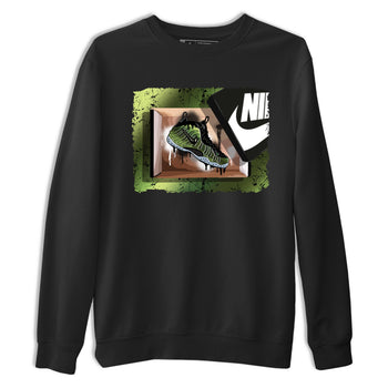 Best Christmas gifts for sneakerheads - Sneaker Tees To Match Air Foamposite One Pine Green Sneakers – New Kicks Tee Black 2