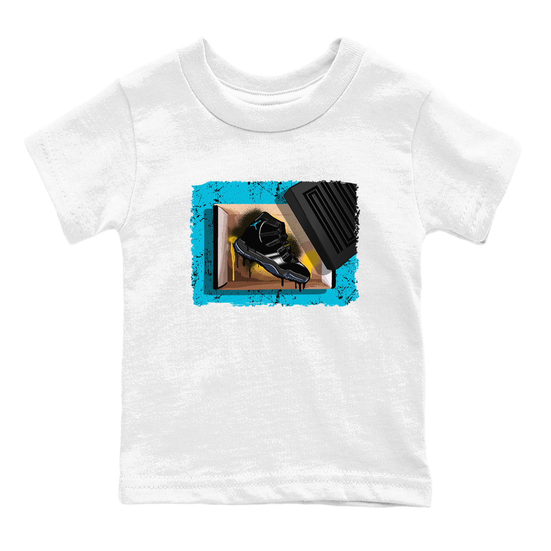Sneaker Threads – Sneaker Tees To Match Air Jordan 11 Retro Gamma – New Kicks Youth Graphic Tee White 2. Perfect for Jordan releases 2025 colorways.