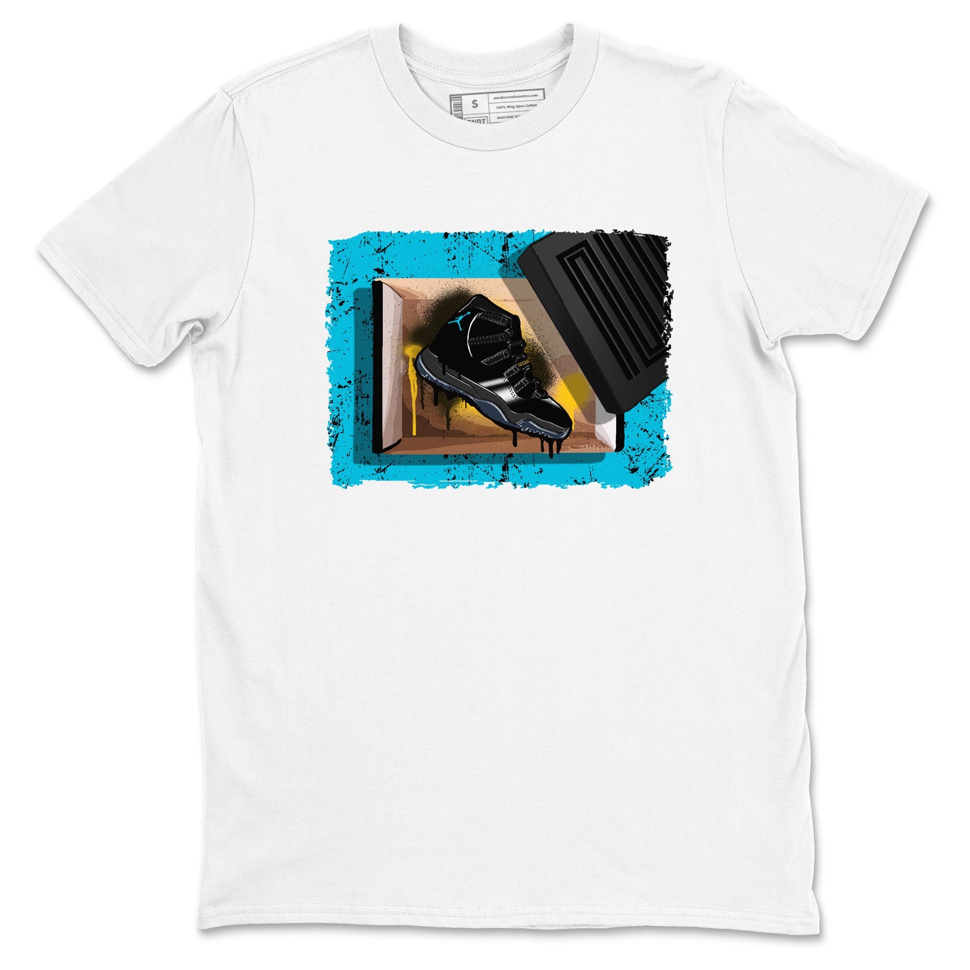 Sneaker Threads – Sneaker Tees To Match Air Jordan 11 Retro Gamma – New Kicks Graphic Tee White 2. Perfect for Jordan releases 2025 colorways.