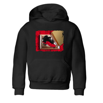 12s Flu Game shirts to match jordans New Kicks sneaker match tees Air Jordan 12 Retro Flu Game match shoes to clothes SNRT Sneaker Tees Youth Baby Black 2 tee