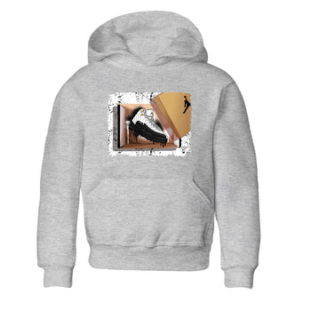 Sneaker match tees – Sneaker Tees To Match Air Jordan 12 Taxi Shoes – New Kicks Kids T-Shirt Heather Grey 2