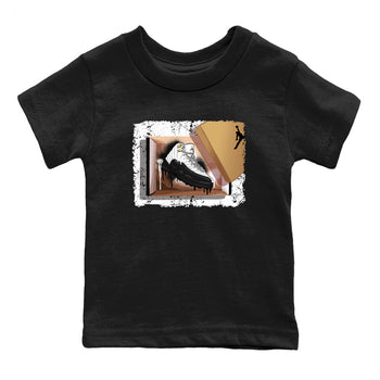 Sneaker match tees – Sneaker Tees To Match Air Jordan 12 Taxi Shoes – New Kicks Kids T-Shirt Black 2