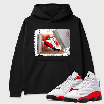 New Kicks SNRT Sneaker Tees - Air Jordan 13 University Red - SNRT Sneaker T-shirts