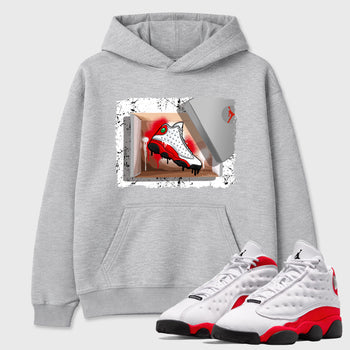 New Kicks SNRT Sneaker Tees - Air Jordan 13 University Red - SNRT Sneaker T-shirts
