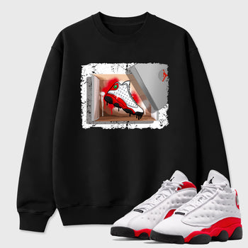 New Kicks SNRT Sneaker Tees - Air Jordan 13 University Red - SNRT Sneaker T-shirts
