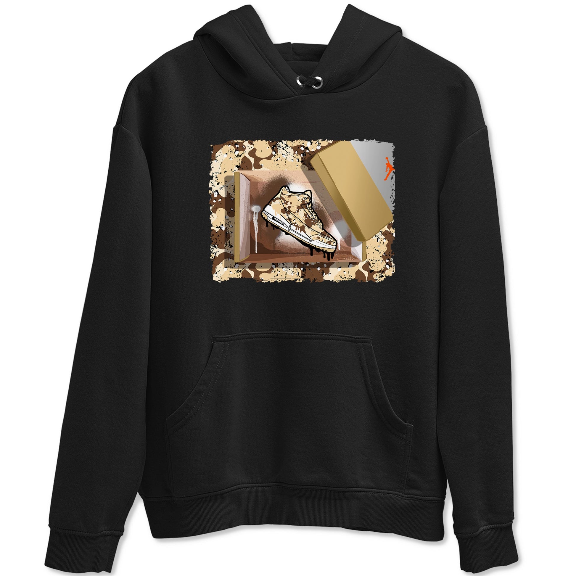 WNBA x Air Jordan 3 “Desert Camo” shirts to match jordans New Kicks sneaker match tees Air Jordan 3 Desert Camo SNRT Sneaker Release Tees Clothing Sneakerhead ShirtsBlack 2 unisex cotton tee