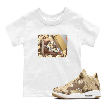 WNBA x Air Jordan 3 “Desert Camo” shirts to match jordans New Kicks sneaker match tees Air Jordan 3 Desert Camo SNRT Sneaker Release Tees Clothing Sneakerhead ShirtsBaby and Youth White 1 cotton tee