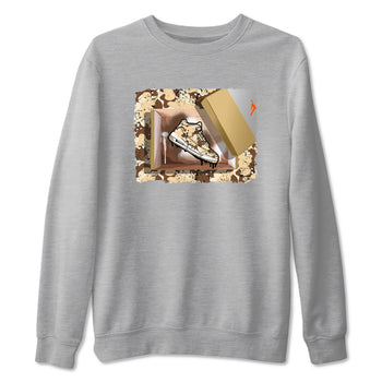 WNBA x Air Jordan 3 “Desert Camo” shirts to match jordans New Kicks sneaker match tees Air Jordan 3 Desert Camo SNRT Sneaker Release Tees Clothing Sneakerhead ShirtsHeather Grey 2 unisex cotton tee