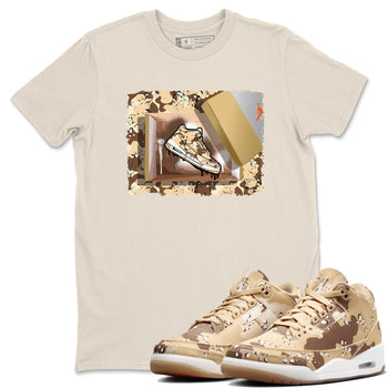 WNBA x Air Jordan 3 “Desert Camo” shirts to match jordans New Kicks sneaker match tees Air Jordan 3 Desert Camo SNRT Sneaker Release Tees Clothing Sneakerhead ShirtsNatural 1 unisex cotton tee