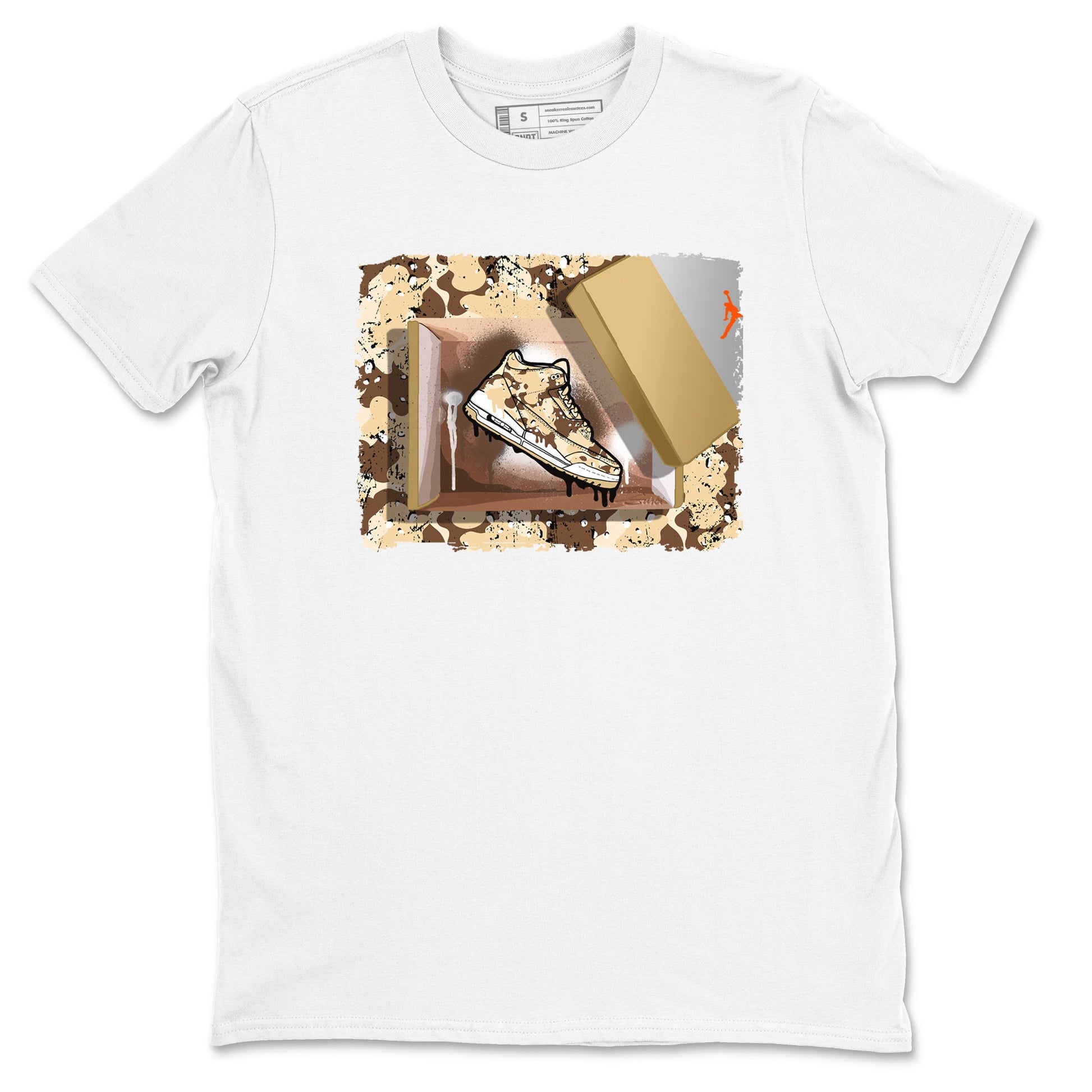 WNBA x Air Jordan 3 “Desert Camo” shirts to match jordans New Kicks sneaker match tees Air Jordan 3 Desert Camo SNRT Sneaker Release Tees Clothing Sneakerhead ShirtsWhite 2 unisex cotton tee