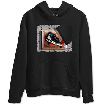 New Kicks sneaker match t-shirt styled to complete your fit with the Air Jordan 3 Rare Air sneakers, shown in Black 2.