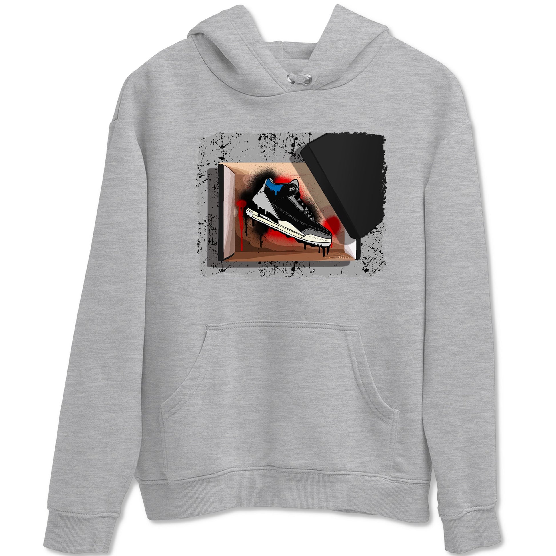 New Kicks sneaker match t-shirt styled to complete your fit with the Air Jordan 3 Rare Air sneakers, shown in Heather Grey 2.