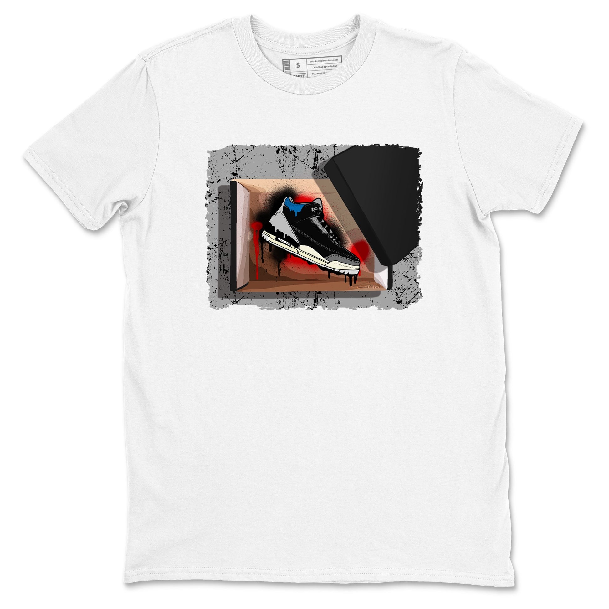 New Kicks sneaker match t-shirt styled to complete your fit with the Air Jordan 3 Rare Air sneakers, shown in White 2.