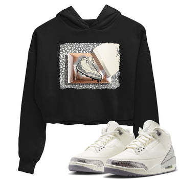 3s WMNS Sail and Cement Grey shirts to match jordans New Kicks graphic tees Air Jordan 3 Sail and Cement Grey match shoes to clothes SNRT Sneaker Tees unisex cotton Black 1 crop tee