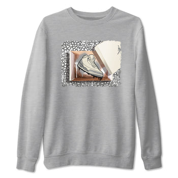 3s WMNS Sail and Cement Grey shirts to match jordans New Kicks graphic tees Air Jordan 3 Sail and Cement Grey match shoes to clothes SNRT Sneaker Tees unisex cotton Heather Grey 2 shirts