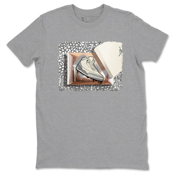 3s WMNS Sail and Cement Grey shirts to match jordans New Kicks graphic tees Air Jordan 3 Sail and Cement Grey match shoes to clothes SNRT Sneaker Tees unisex cotton Heather Grey 2 shirts