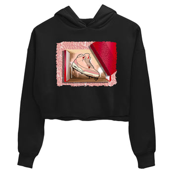 3s Valentines Day shirts to match jordans New Kicks best t shirts to wear with jordans Air Jordan 3 Valentines Day match shoes to clothes SNRT Sneaker Tees unisex cotton Black 2 crop tee