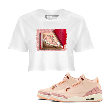 3s Valentines Day shirts to match jordans New Kicks best t shirts to wear with jordans Air Jordan 3 Valentines Day match shoes to clothes SNRT Sneaker Tees unisex cotton White 1 crop tee