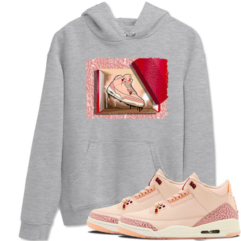 3s Valentines Day shirts to match jordans New Kicks best t shirts to wear with jordans Air Jordan 3 Valentines Day match shoes to clothes SNRT Sneaker Tees unisex cotton Heather Grey 1 shirts