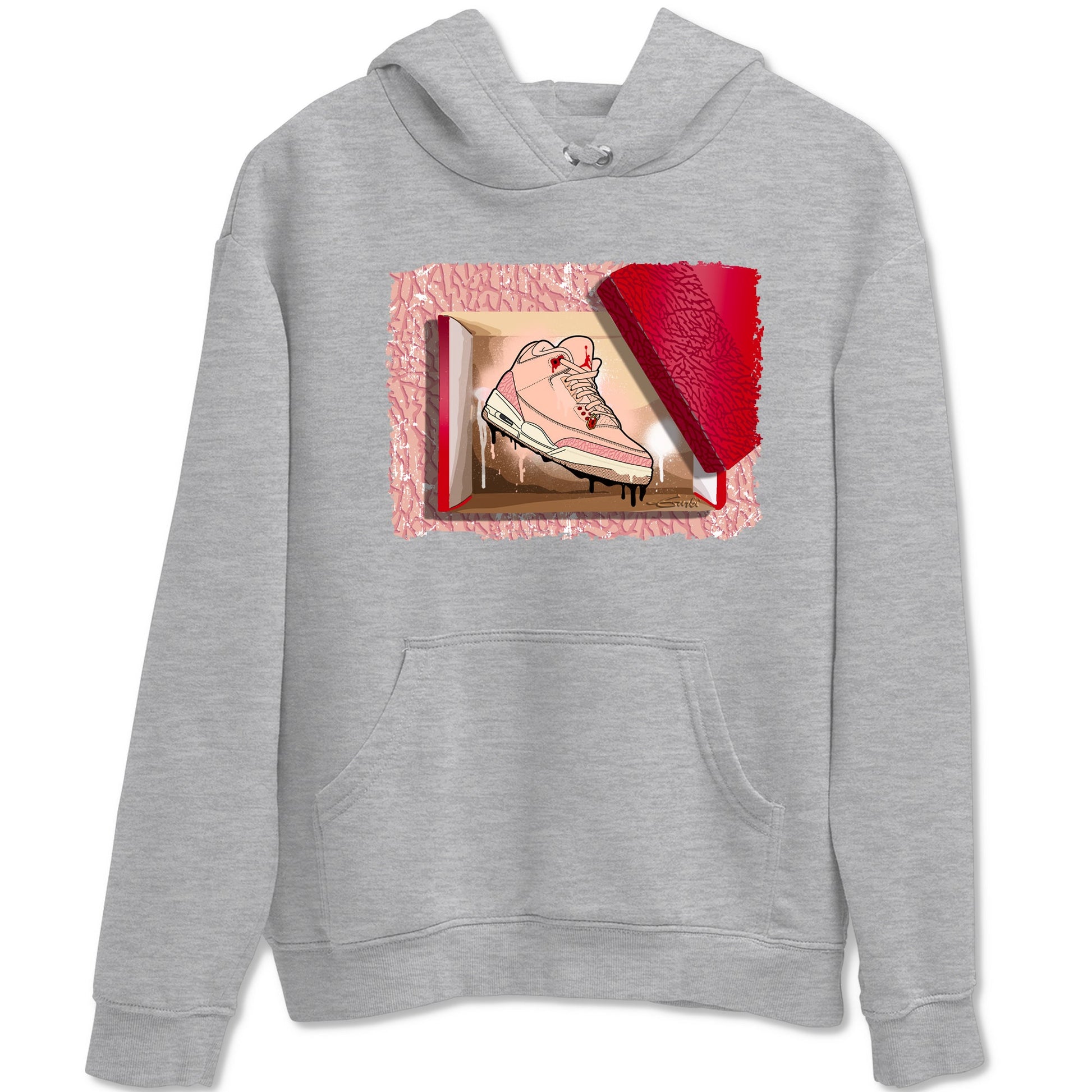3s Valentines Day shirts to match jordans New Kicks best t shirts to wear with jordans Air Jordan 3 Valentines Day match shoes to clothes SNRT Sneaker Tees unisex cotton Heather Grey 2 shirts