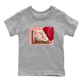 3s Valentines Day shirts to match jordans New Kicks best t shirts to wear with jordans Air Jordan 3 Valentines Day match shoes to clothes SNRT Sneaker Tees Youth Baby Heather Grey 2 tee
