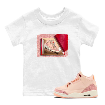 3s Valentines Day shirts to match jordans New Kicks best t shirts to wear with jordans Air Jordan 3 Valentines Day match shoes to clothes SNRT Sneaker Tees Youth Baby White 1 tee
