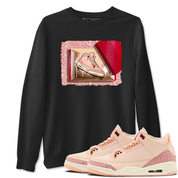 3s Valentines Day shirts to match jordans New Kicks best t shirts to wear with jordans Air Jordan 3 Valentines Day match shoes to clothes SNRT Sneaker Tees unisex cotton Black 1 shirts