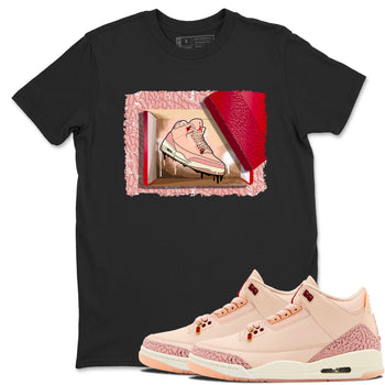 3s Valentines Day shirts to match jordans New Kicks best t shirts to wear with jordans Air Jordan 3 Valentines Day match shoes to clothes SNRT Sneaker Tees unisex cotton Black 1 shirts