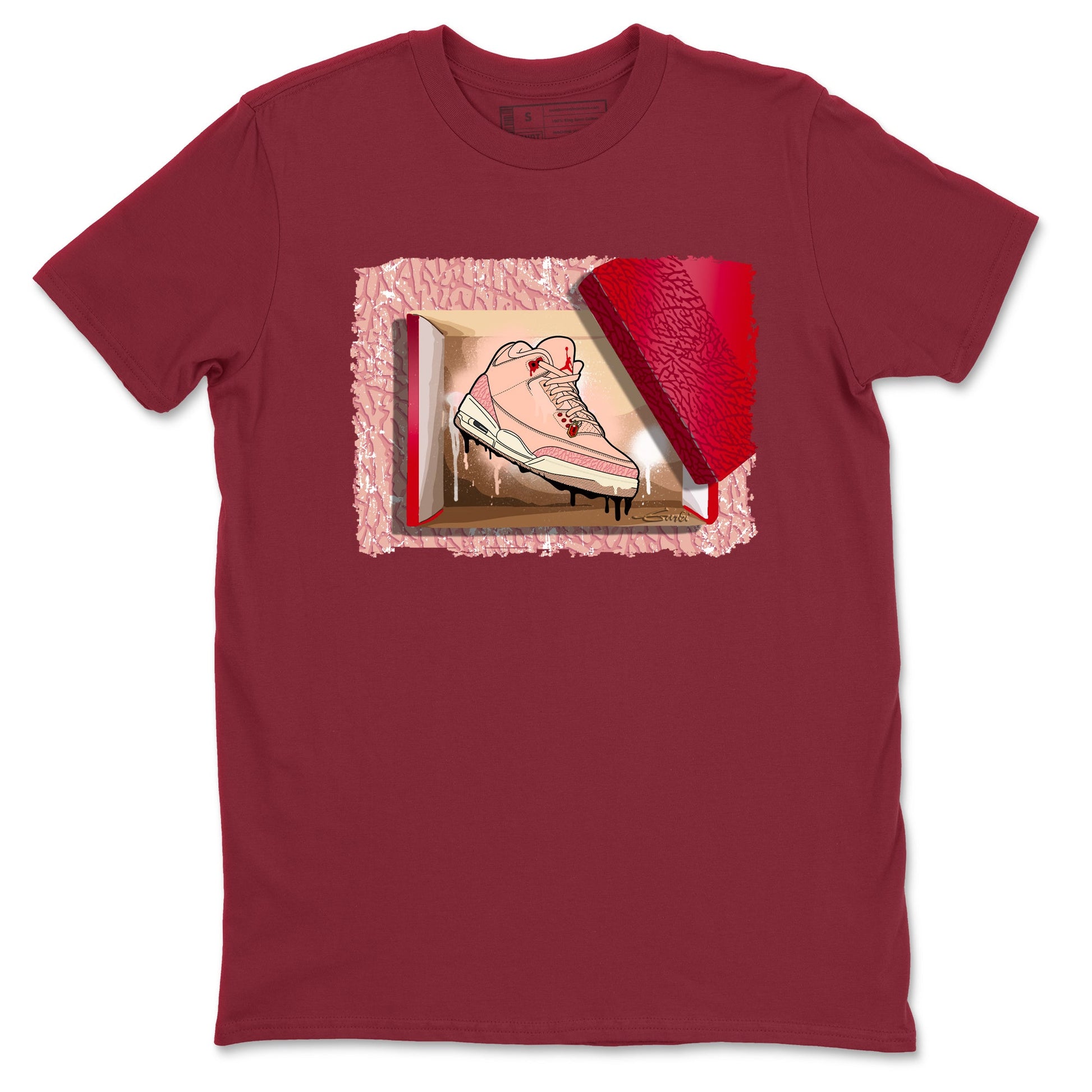 3s Valentines Day shirts to match jordans New Kicks best t shirts to wear with jordans Air Jordan 3 Valentines Day match shoes to clothes SNRT Sneaker Tees unisex cotton Cardinal 2 shirts
