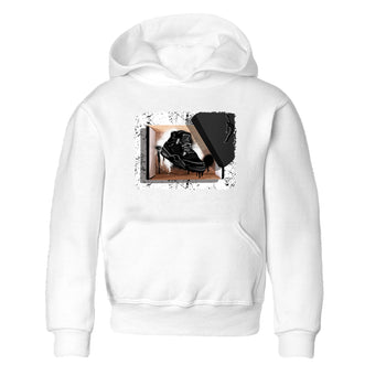 Sneaker match tees – Sneaker Tees To Match Air Jordan 4 Black Cat Shoes – New Kicks Kids T-Shirt White 2