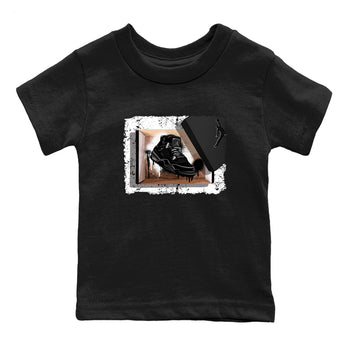 Sneaker match tees – Sneaker Tees To Match Air Jordan 4 Black Cat Shoes – New Kicks Kids T-Shirt Black 2