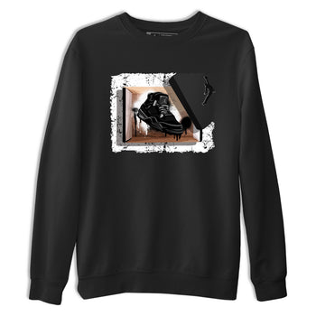Sneaker match tees – Sneaker Tees To Match Air Jordan 4 Black Cat Shoes – New Kicks Tee Black 2