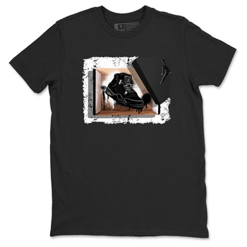 Sneaker match tees – Sneaker Tees To Match Air Jordan 4 Black Cat Shoes – New Kicks Tee Black 2