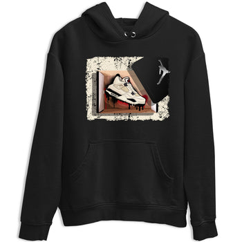 Sneaker match tees – Sneaker Tees To Match Air Jordan 4 Flight Club Shoes – New Kicks Tee Black 2