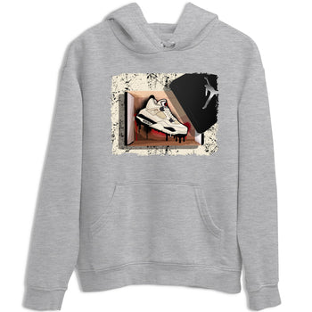 Sneaker match tees – Sneaker Tees To Match Air Jordan 4 Flight Club Shoes – New Kicks Tee Heather Grey 2
