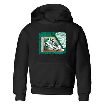 4s Oxidized Green shirts to match jordans New Kicks sneaker match tees Air Jordan 4 Oxidized Green SNRT Sneaker Tees streetwear brand Baby and Youth Black 2 cotton tee