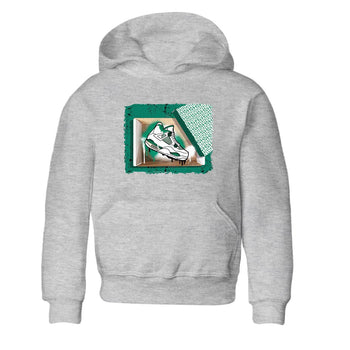 4s Oxidized Green shirts to match jordans New Kicks sneaker match tees Air Jordan 4 Oxidized Green SNRT Sneaker Tees streetwear brand Baby and Youth Heather Grey 2 cotton tee