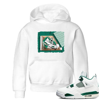 4s Oxidized Green shirts to match jordans New Kicks sneaker match tees Air Jordan 4 Oxidized Green SNRT Sneaker Tees streetwear brand Baby and Youth White 1 cotton tee
