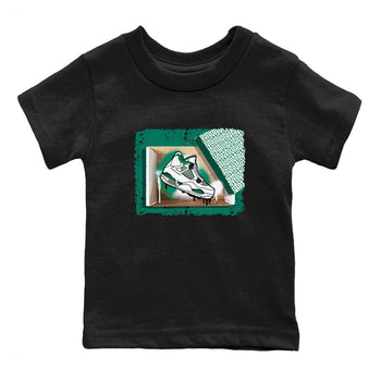 4s Oxidized Green shirts to match jordans New Kicks sneaker match tees Air Jordan 4 Oxidized Green SNRT Sneaker Tees streetwear brand Baby and Youth Black 2 cotton tee