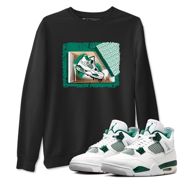 4s Oxidized Green shirts to match jordans New Kicks sneaker match tees Air Jordan 4 Oxidized Green SNRT Sneaker Tees streetwear brand Black 1 unisex cotton tee