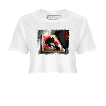 AJ5 Reimagined shirts to match jordans New Kicks best t shirts to wear with jordans Air Jordan 5 Retro OG Reimagined match shoes to clothes SNRT Sneaker Tees unisex cotton White 2 crop tee