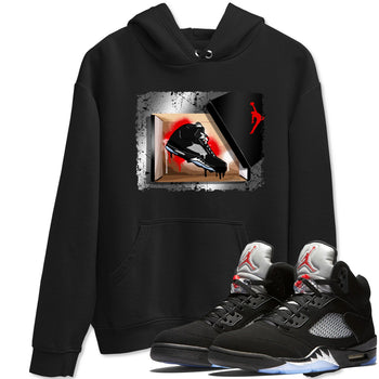 AJ5 Reimagined shirts to match jordans New Kicks best t shirts to wear with jordans Air Jordan 5 Retro OG Reimagined match shoes to clothes SNRT Sneaker Tees unisex cotton Black 1 shirts