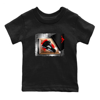 AJ5 Reimagined shirts to match jordans New Kicks best t shirts to wear with jordans Air Jordan 5 Retro OG Reimagined match shoes to clothes SNRT Sneaker Tees Youth Baby Black 2 tee