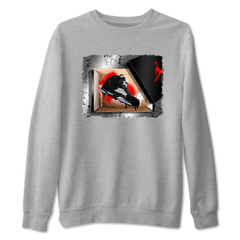 AJ5 Reimagined shirts to match jordans New Kicks best t shirts to wear with jordans Air Jordan 5 Retro OG Reimagined match shoes to clothes SNRT Sneaker Tees unisex cotton Heather Grey 2 shirts
